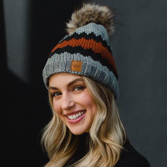 Rust Stripe Hat