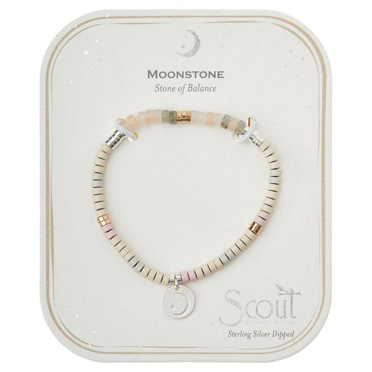 Moonstone Charm Bracelet