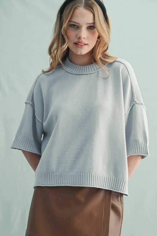 Pebble Short Sleeve Sweater
