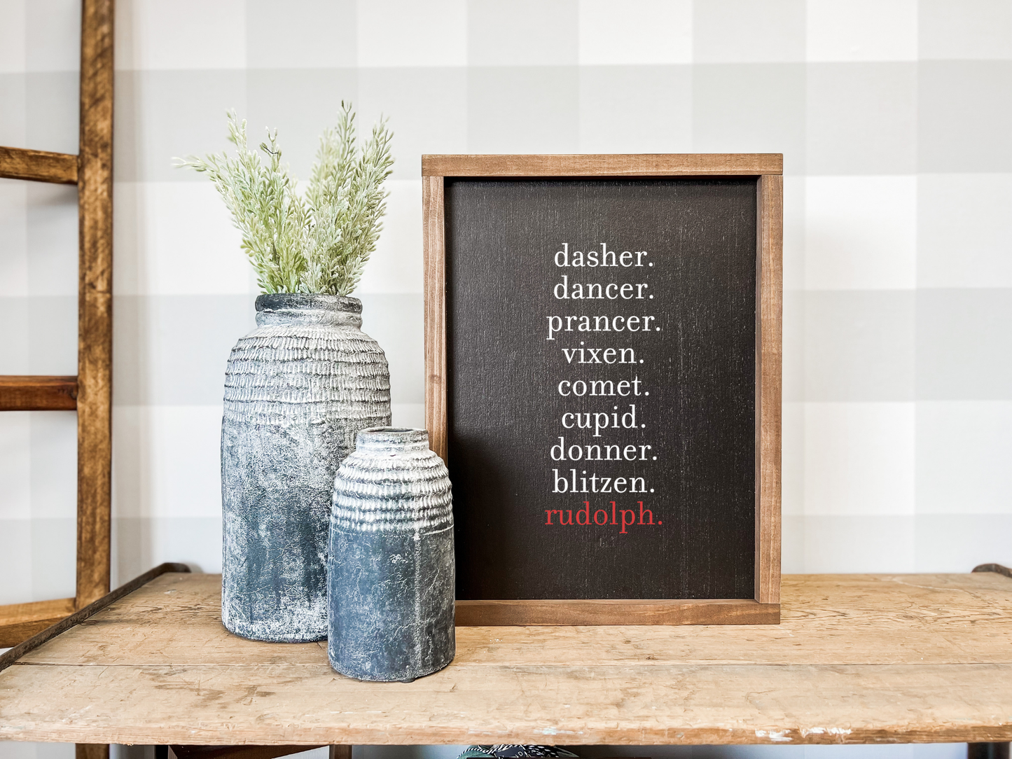 Reindeer Names Print