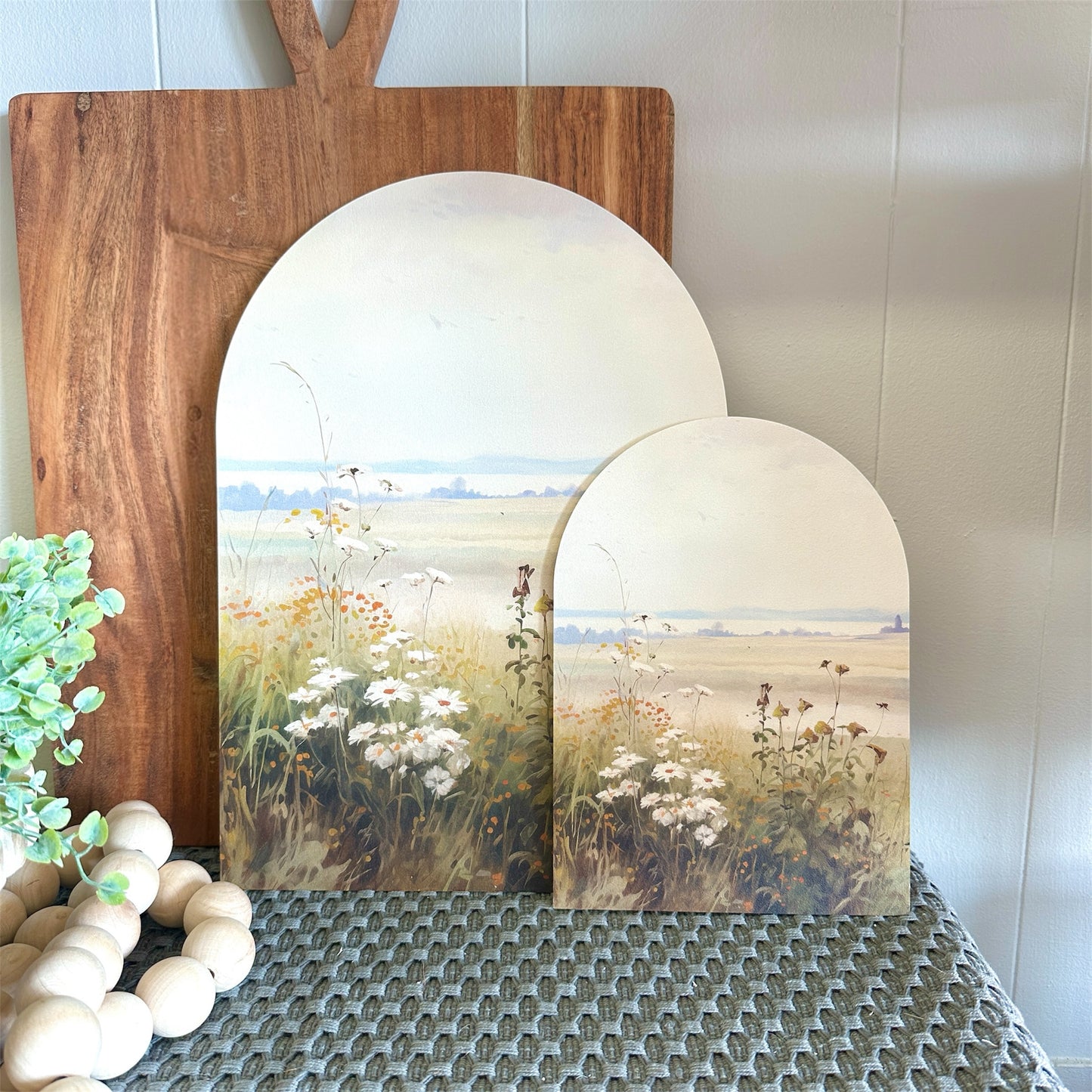 Flower Field Arch Print