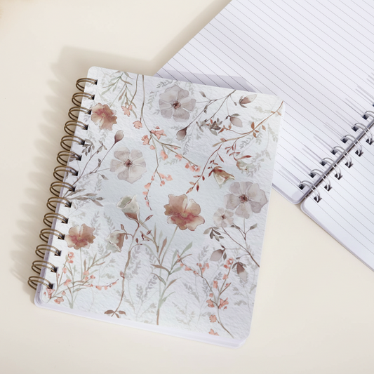 Cottage Garden Spiral Notebook