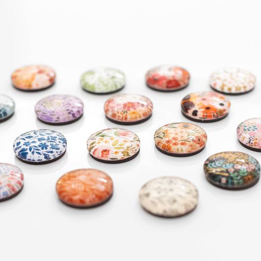 S/8 Glass Magnets