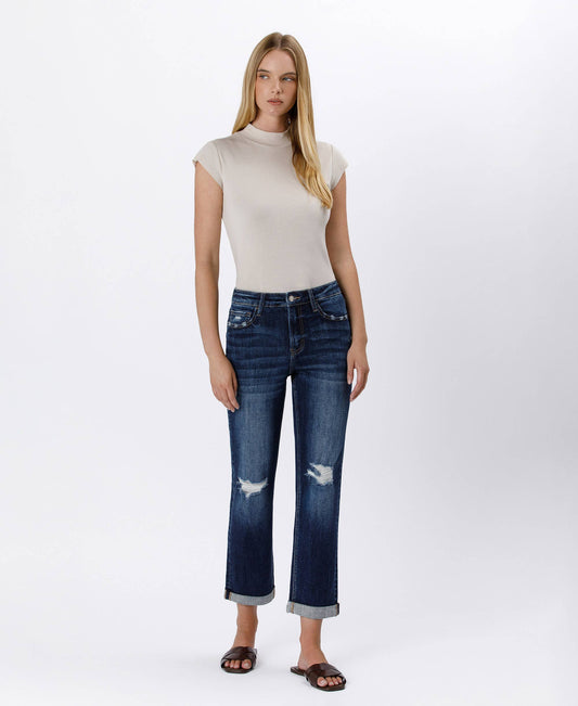 Hadley Cuff Straight Jeans