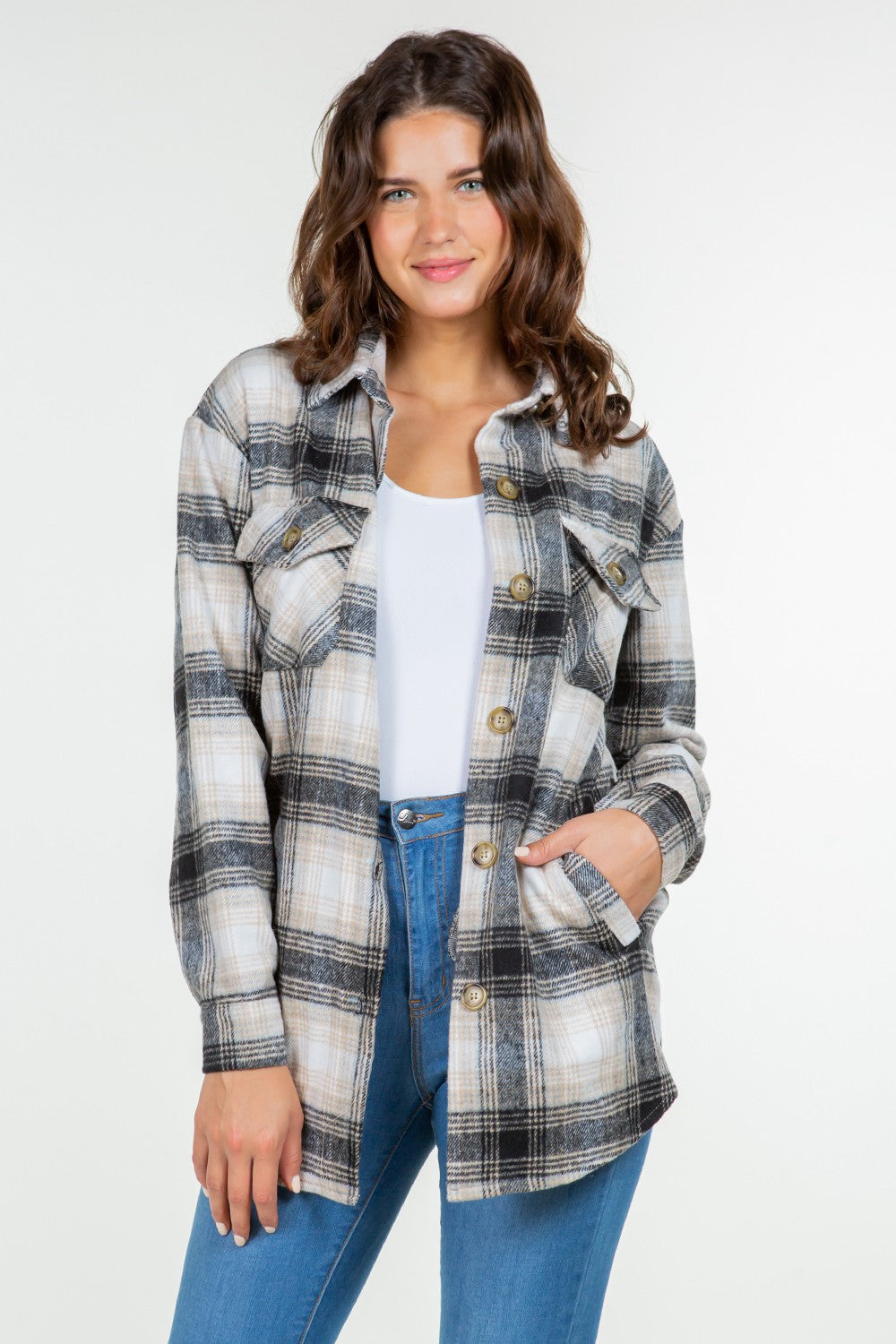Frankie Plaid Shacket