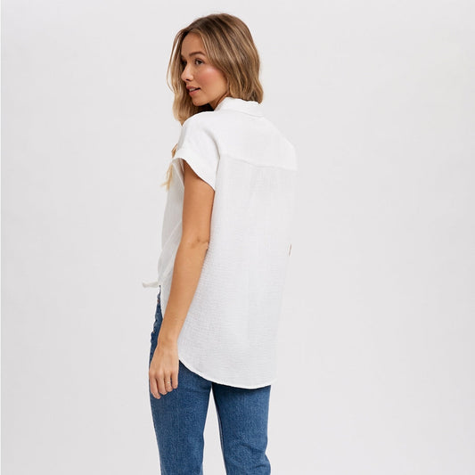 Meena Button Down Top