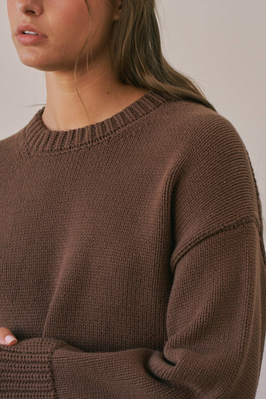 Button Cuff Sweater