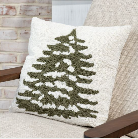 Loop Crochet Tree Pillow