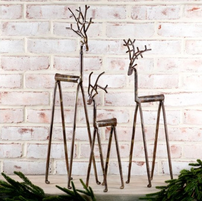 Bronze Holiday Reindeer