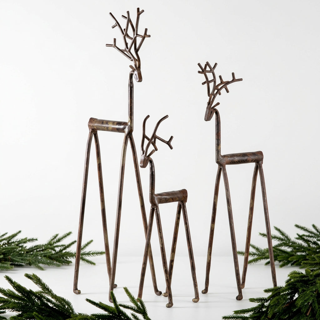 Bronze Holiday Reindeer