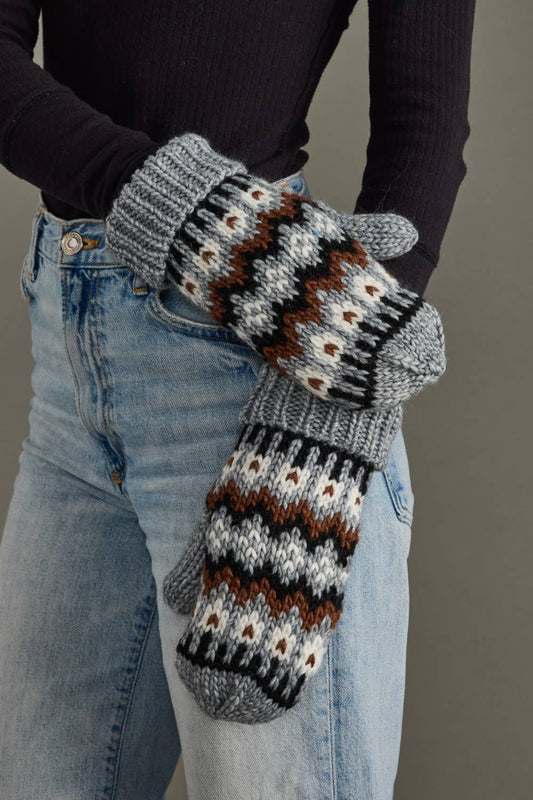 Winterland Pattern Mittens