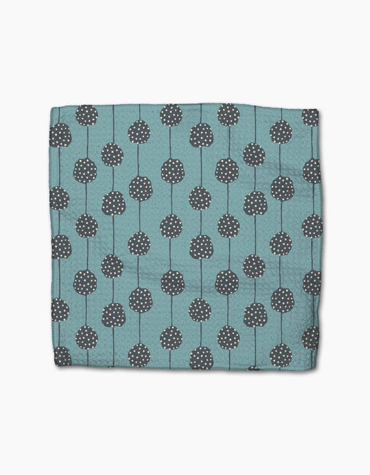 S/3 Polka Dot Blooms Dishcloths