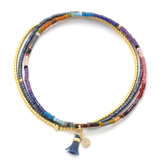 Bracelet Trio - Multi/Gold
