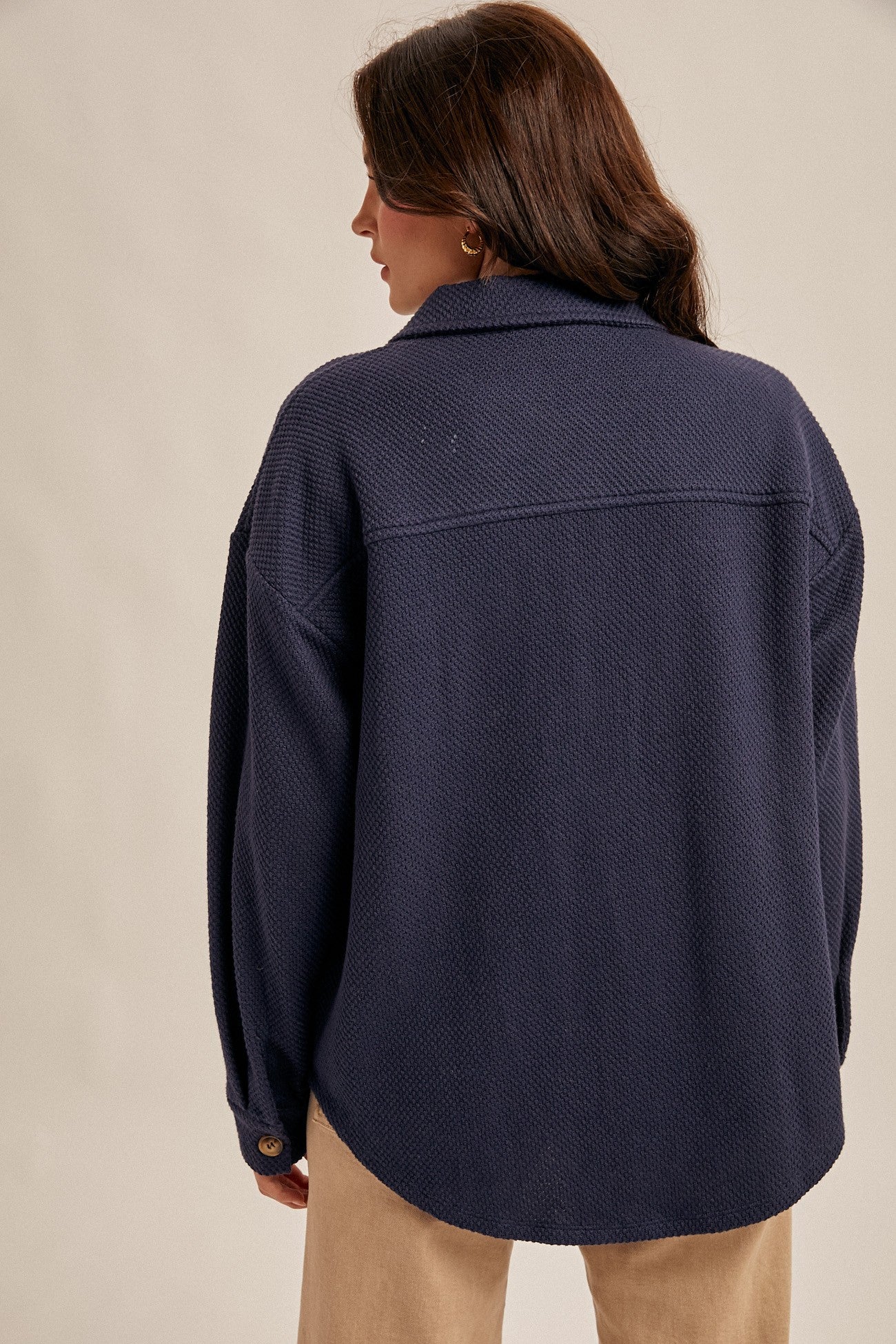 Sylvie Texture Shacket