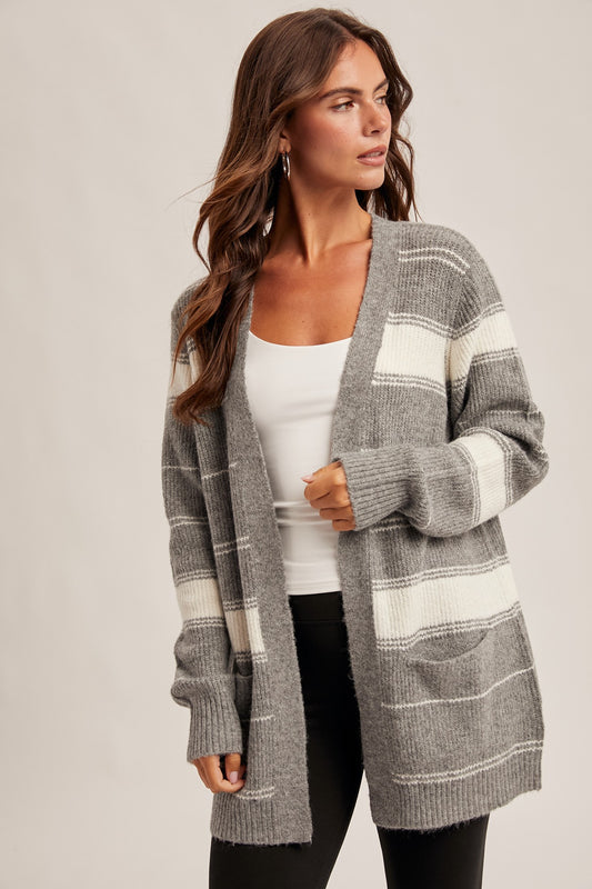 Grayson Stripe Cardigan