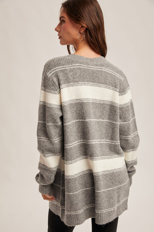 Grayson Stripe Cardigan