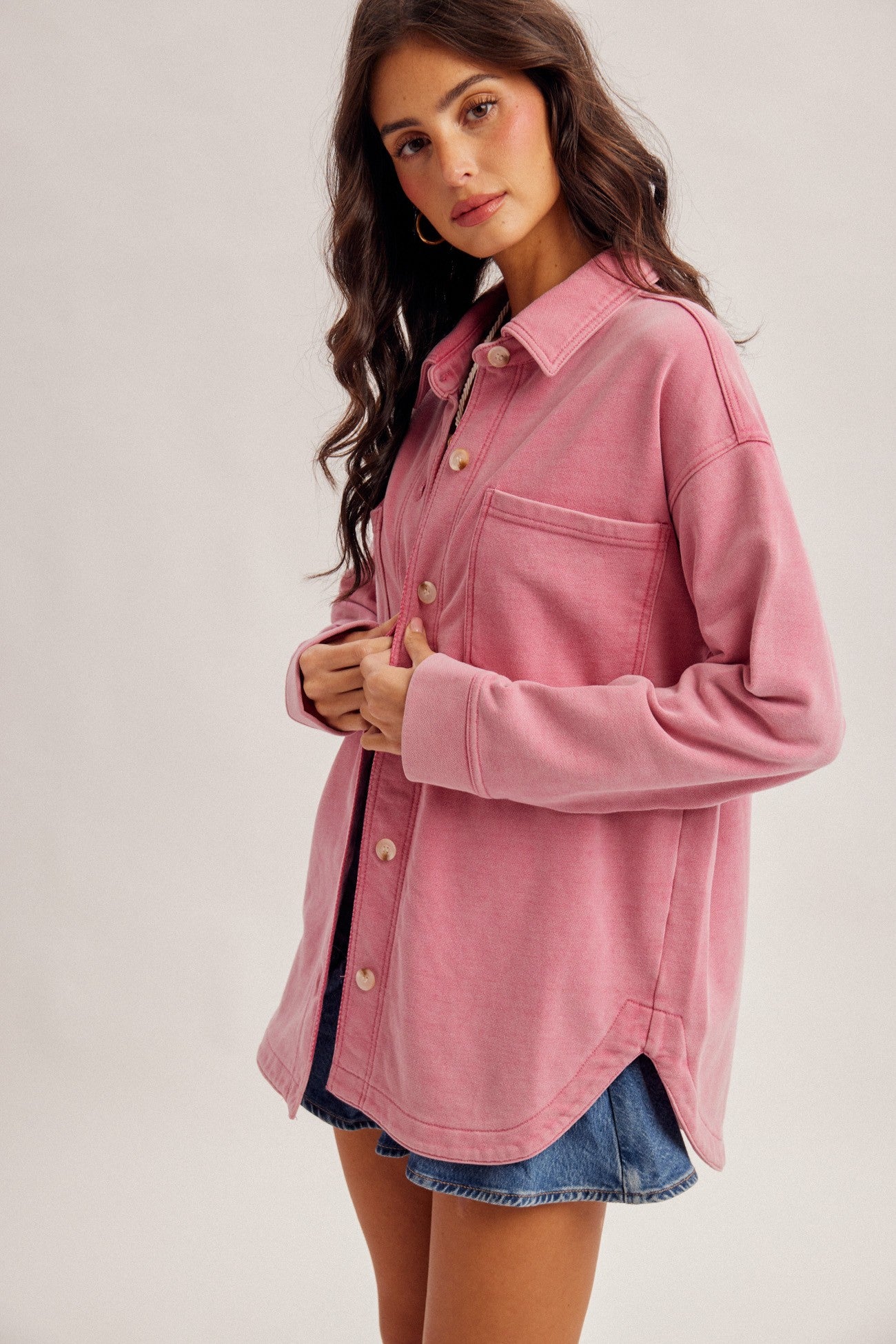 Washed Knit Jacket