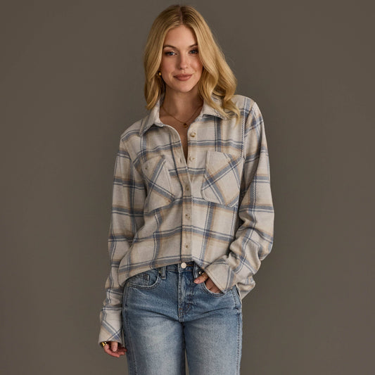 Kelsea Plaid Button Up