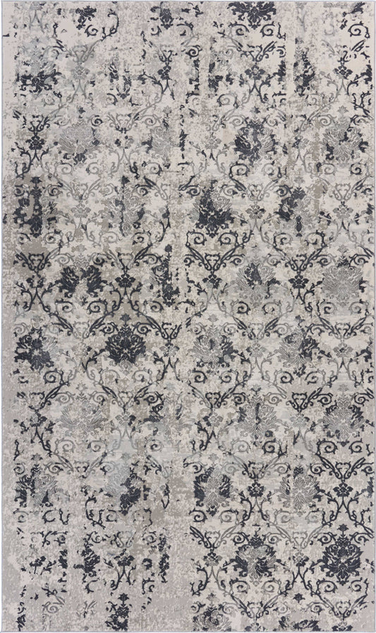 Damask Area Rug 5' x 8'