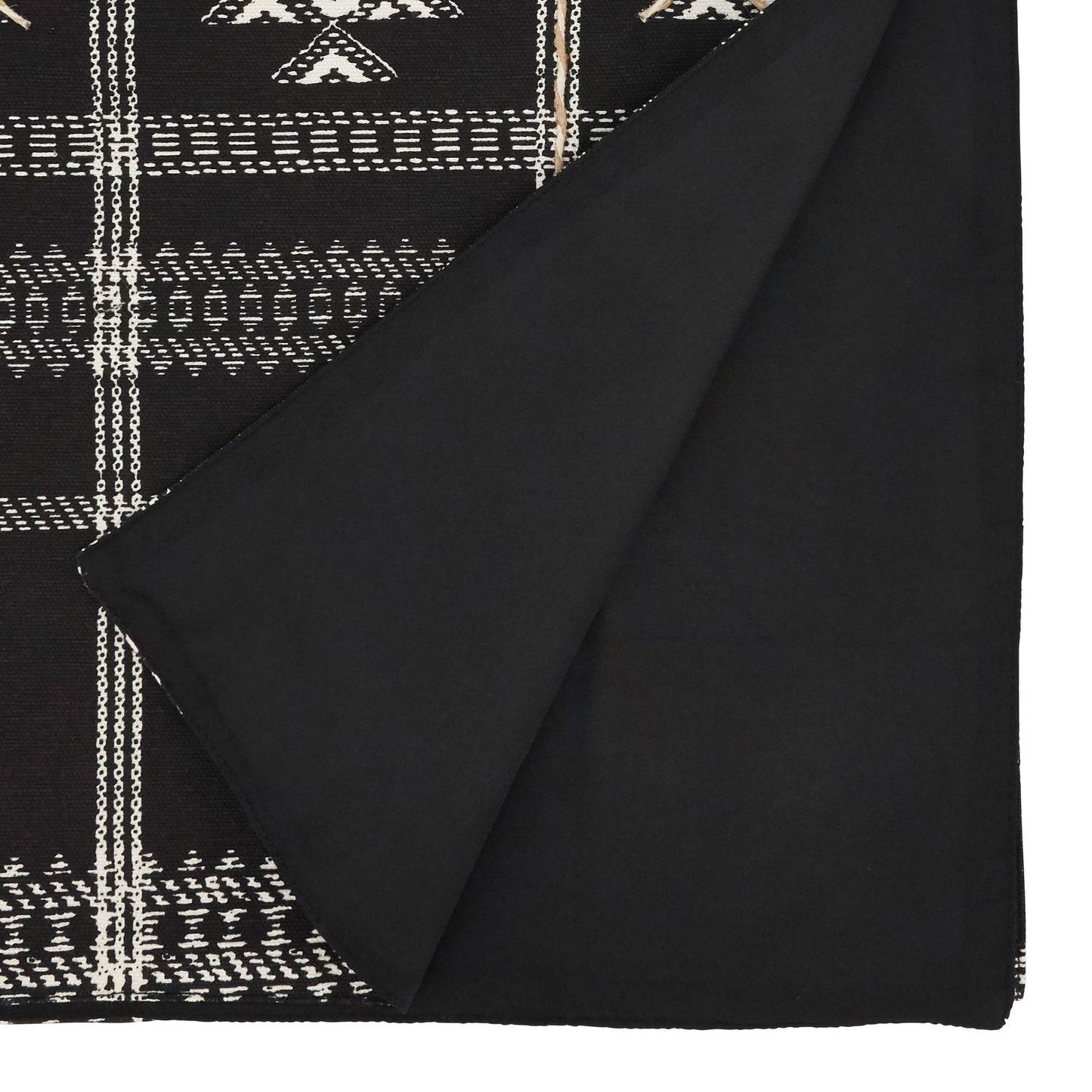 Mudcloth Embroidered Runner