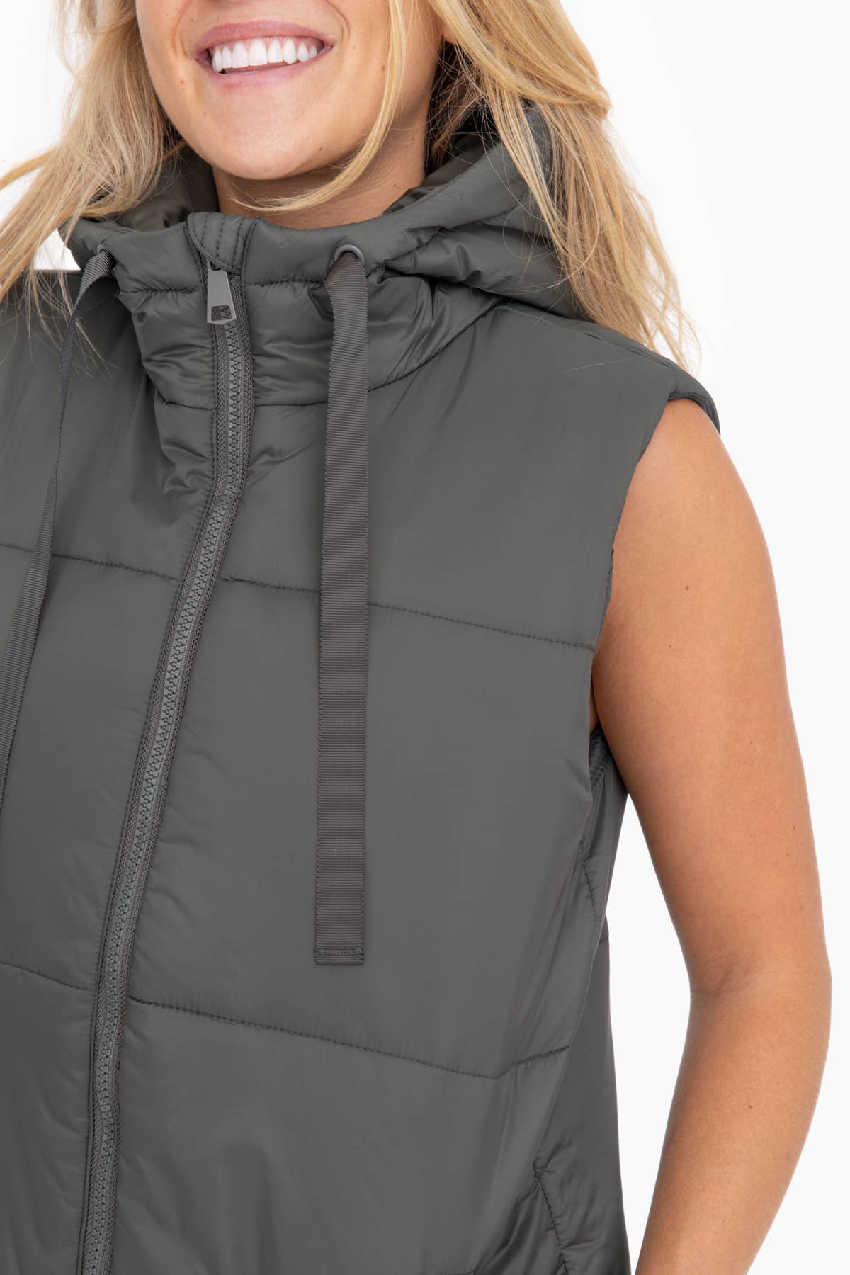 Olive Puffer Vest