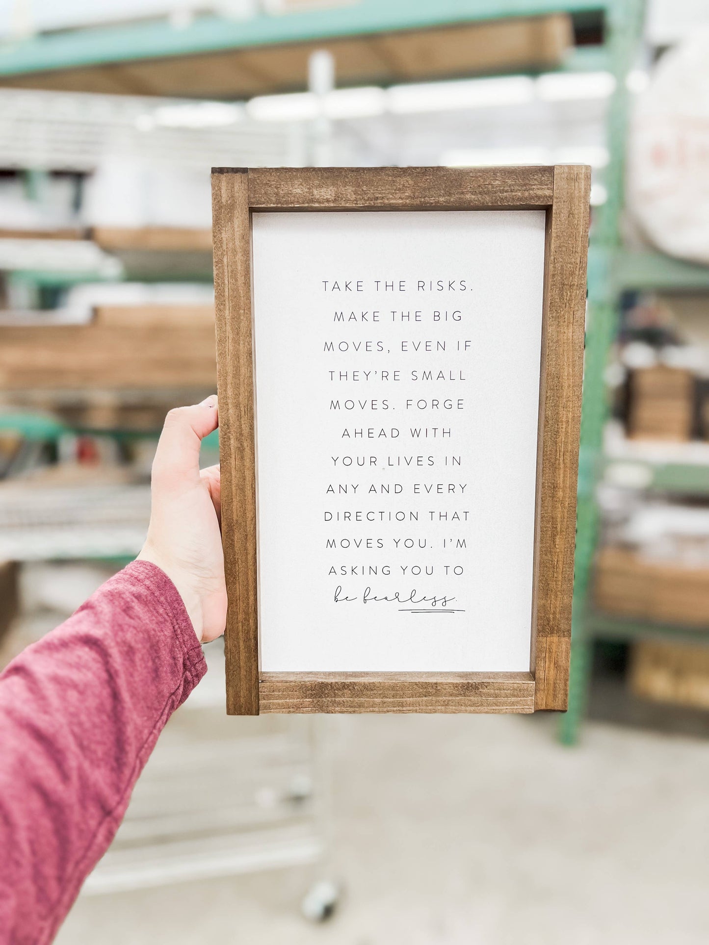Take the Risks Sign
