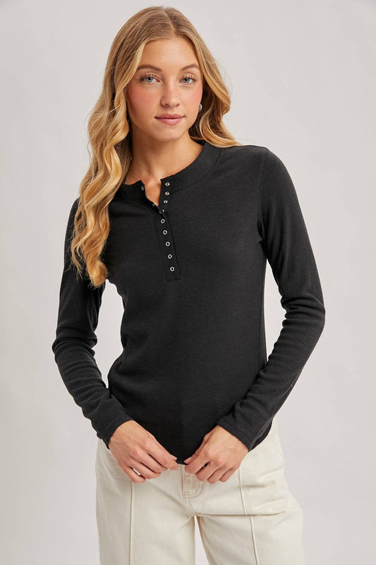 Ameila Long Sleeve Henley