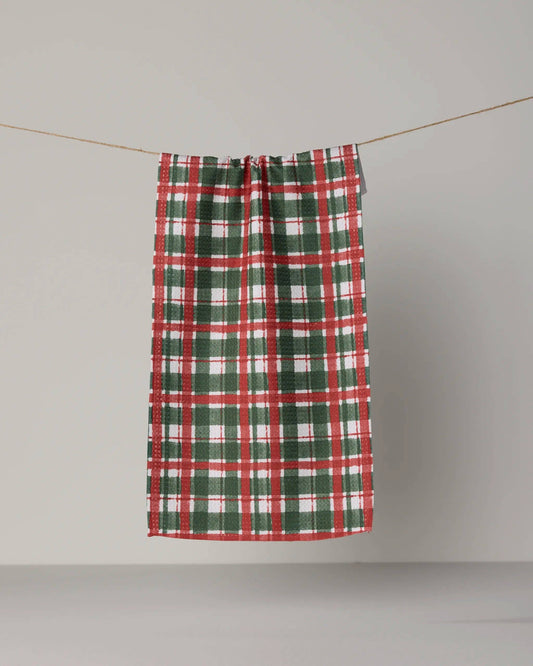 Alpine Plaid Tea Towel