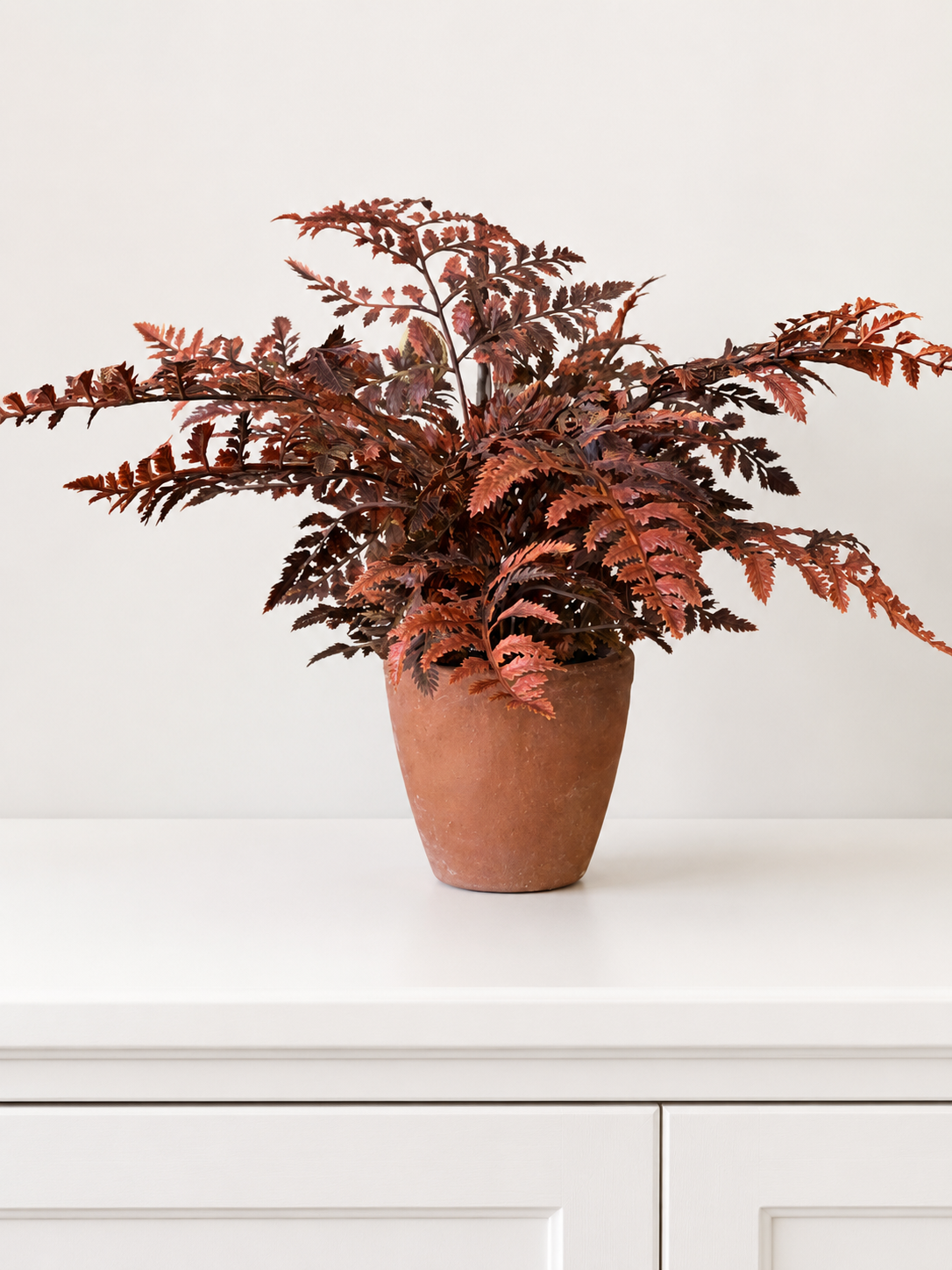 Russet Faux Autumn Fern