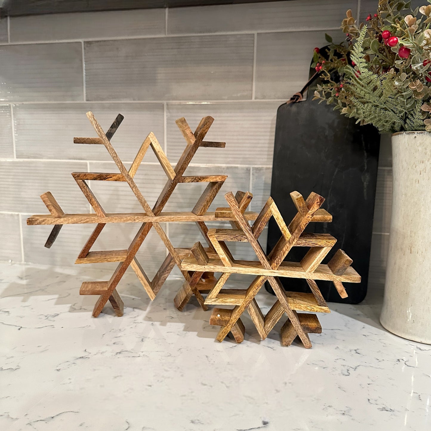 Decorative Wood Snowflake