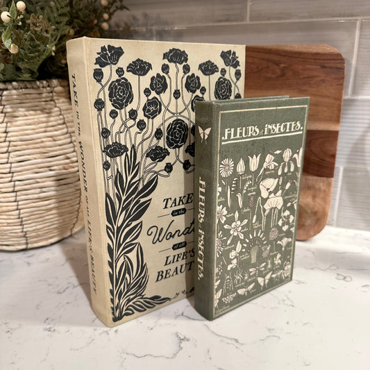 S/2 Sage Storage Books