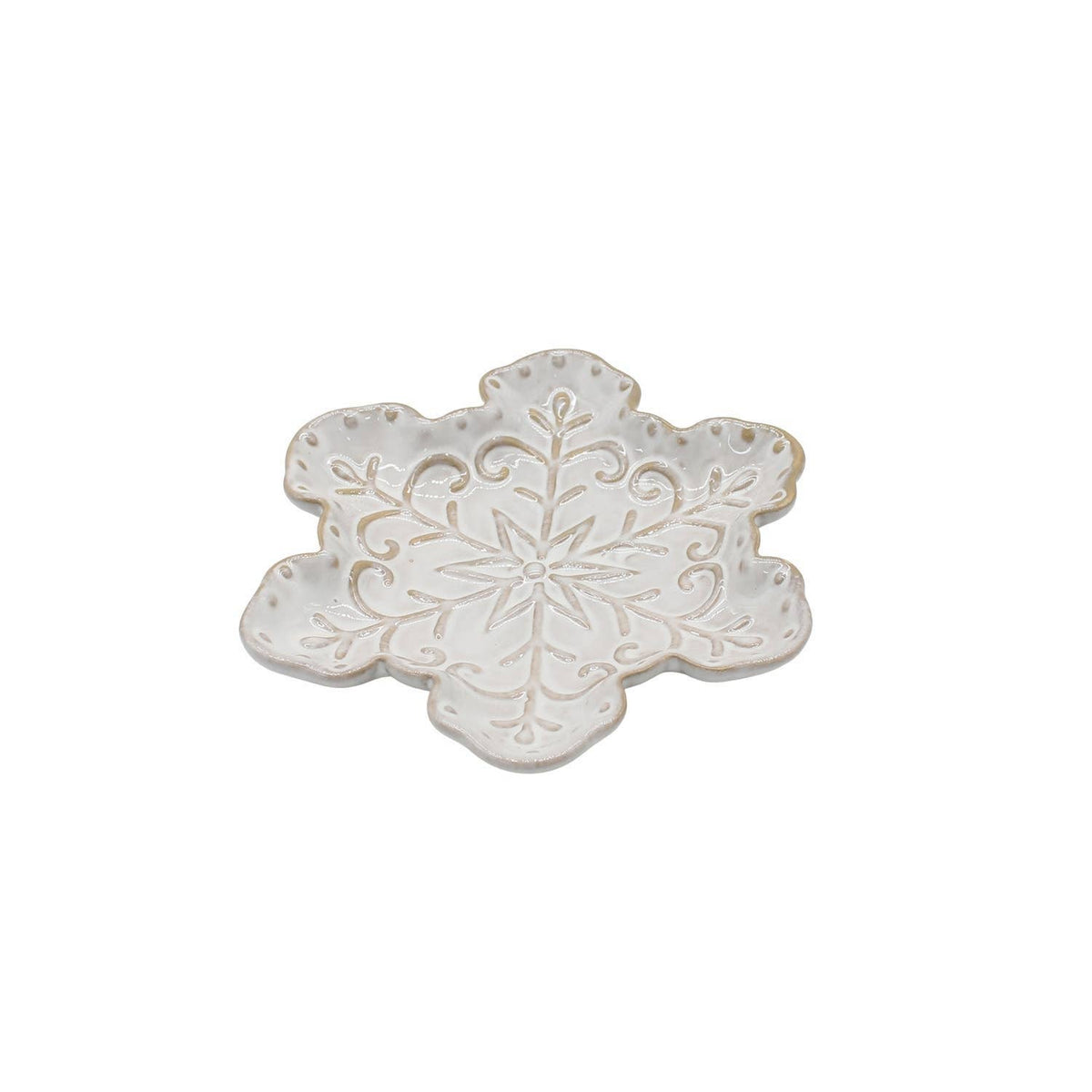 Ceramic Snowflake Tray