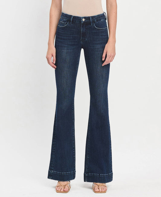 Joanie Mid-Rise Flare Jeans