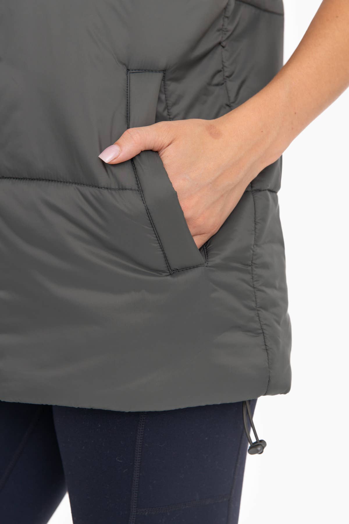 Olive Puffer Vest