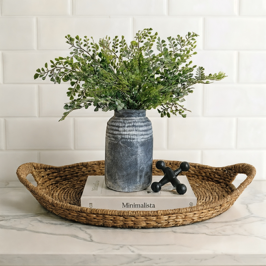 Charcoal Skim Vase
