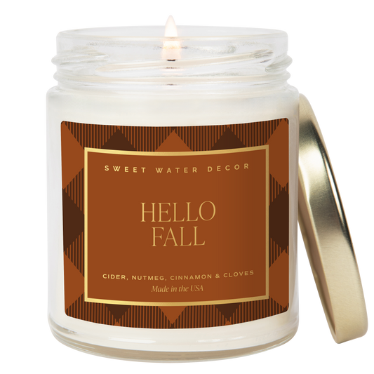 Hello Fall Candle 9oz
