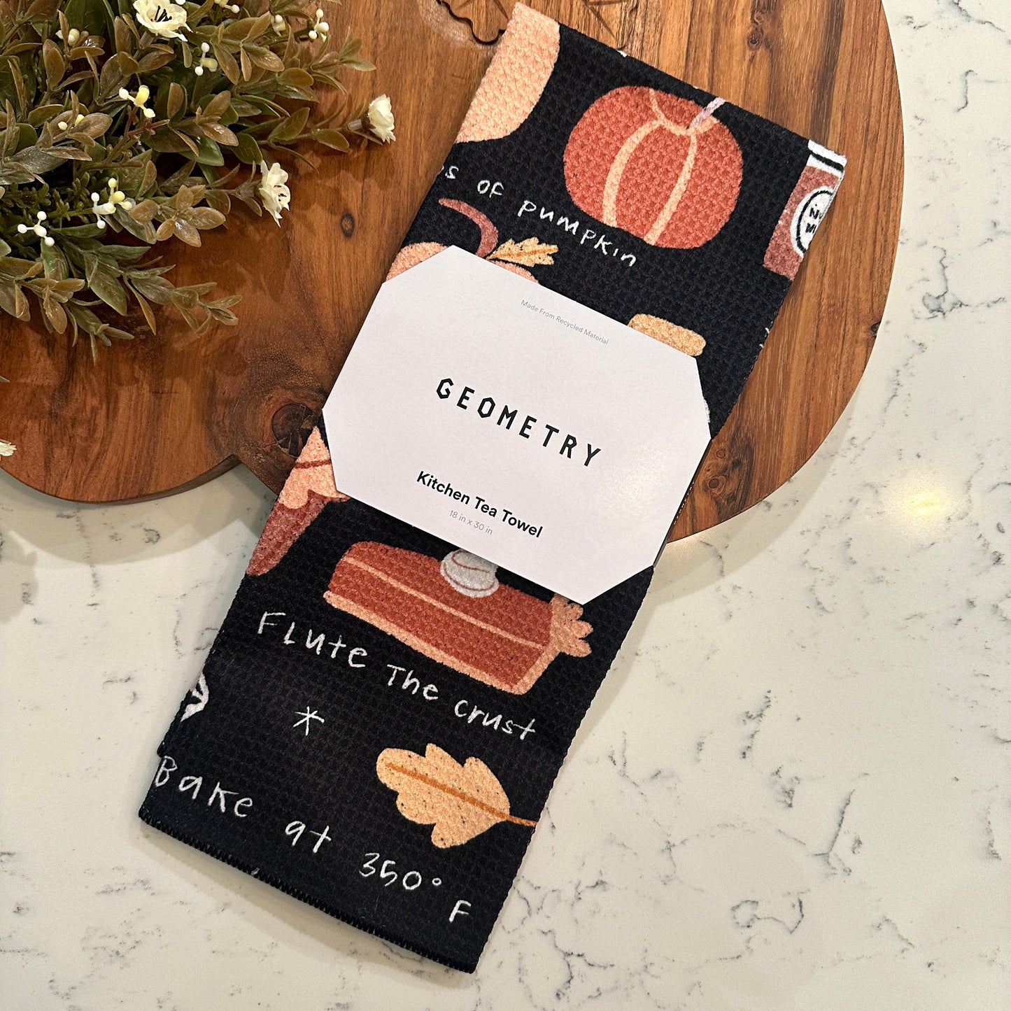 Geometry | Pumpkin Pie Tea Towel