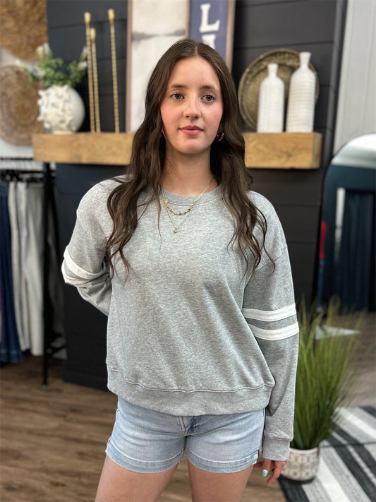 Varsity Stripe Pullover