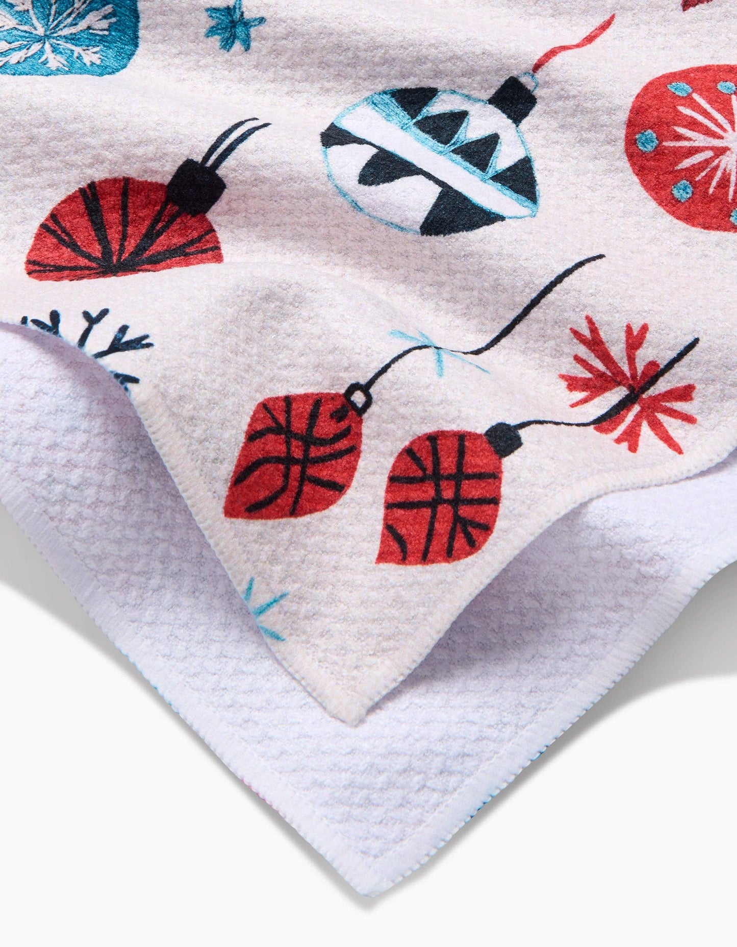 Geometry | Holiday Ornaments Tea Towel