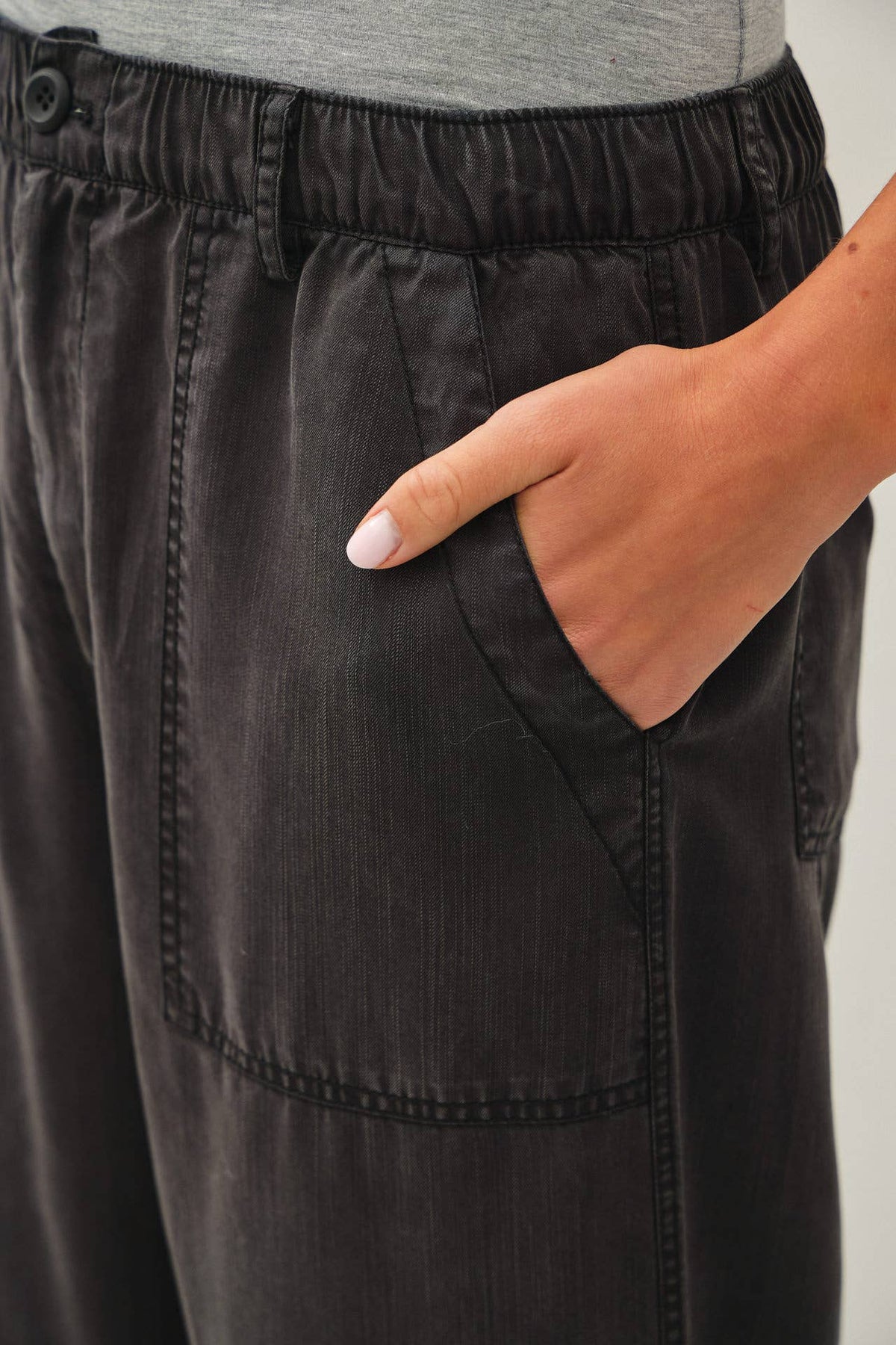 Wide Leg Tencel Pants