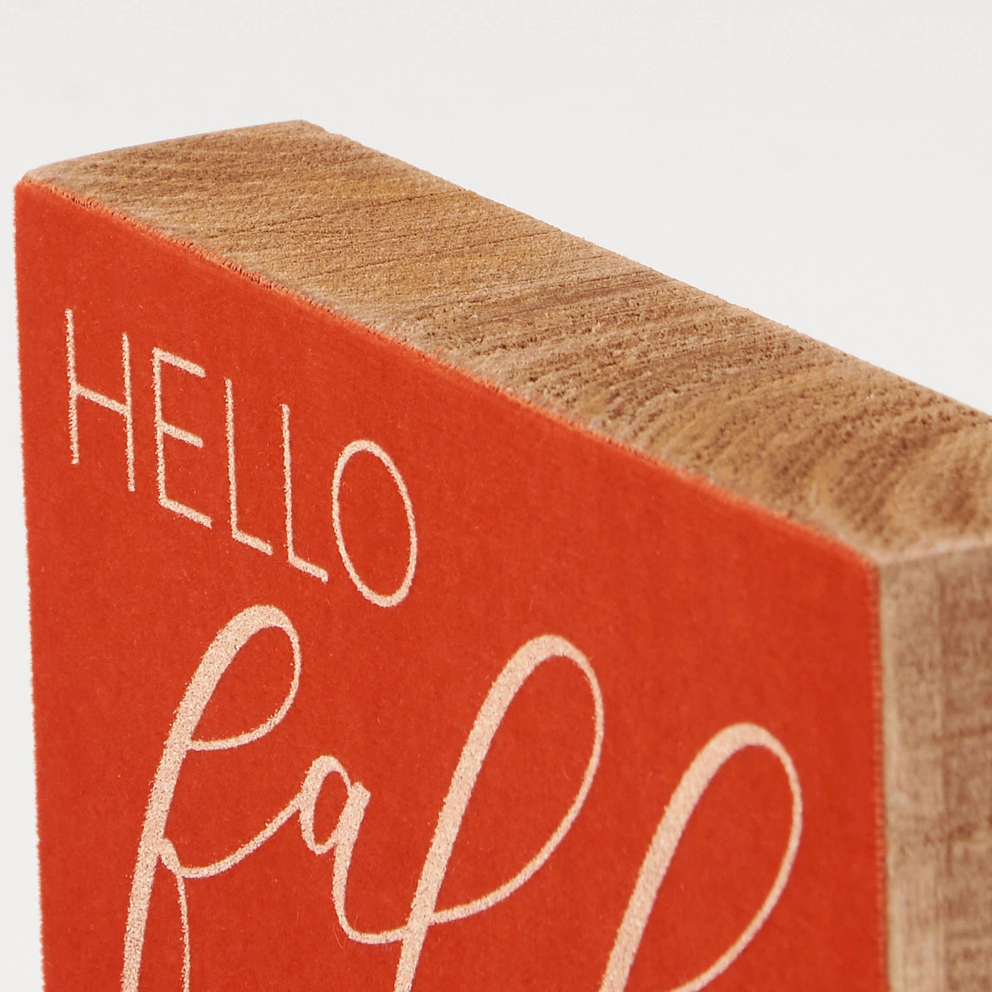 Fall Block Sign
