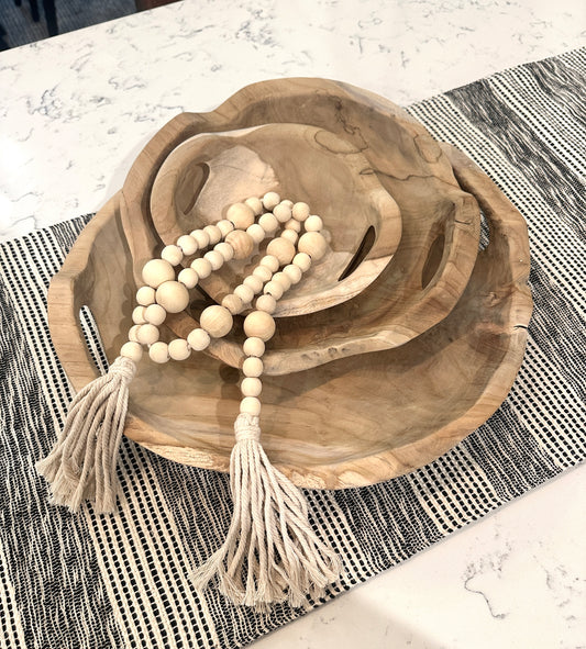 Decorative Teakwood Bowl