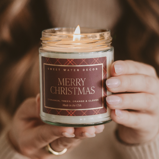 Merry Christmas Soy Candle