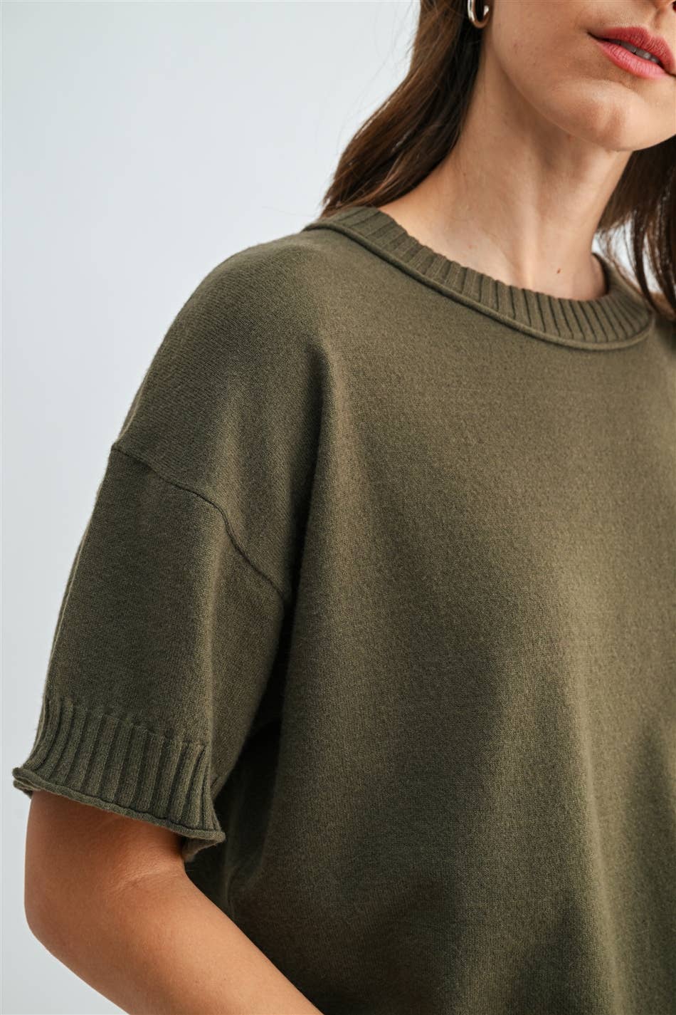 Kate Short Sleeve Sweater