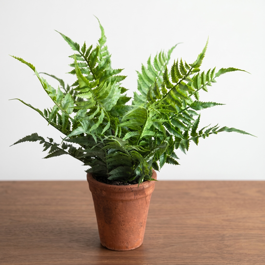 15" Faux Potted Fern