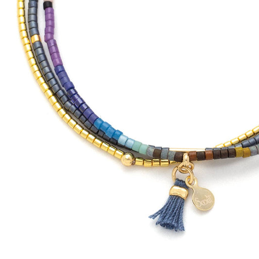 Bracelet Trio - Multi/Gold