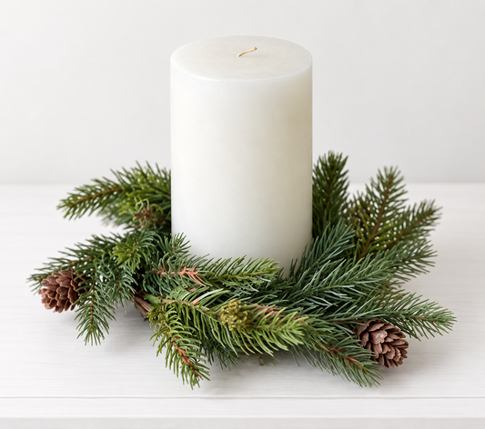 White Spruce Candle Ring