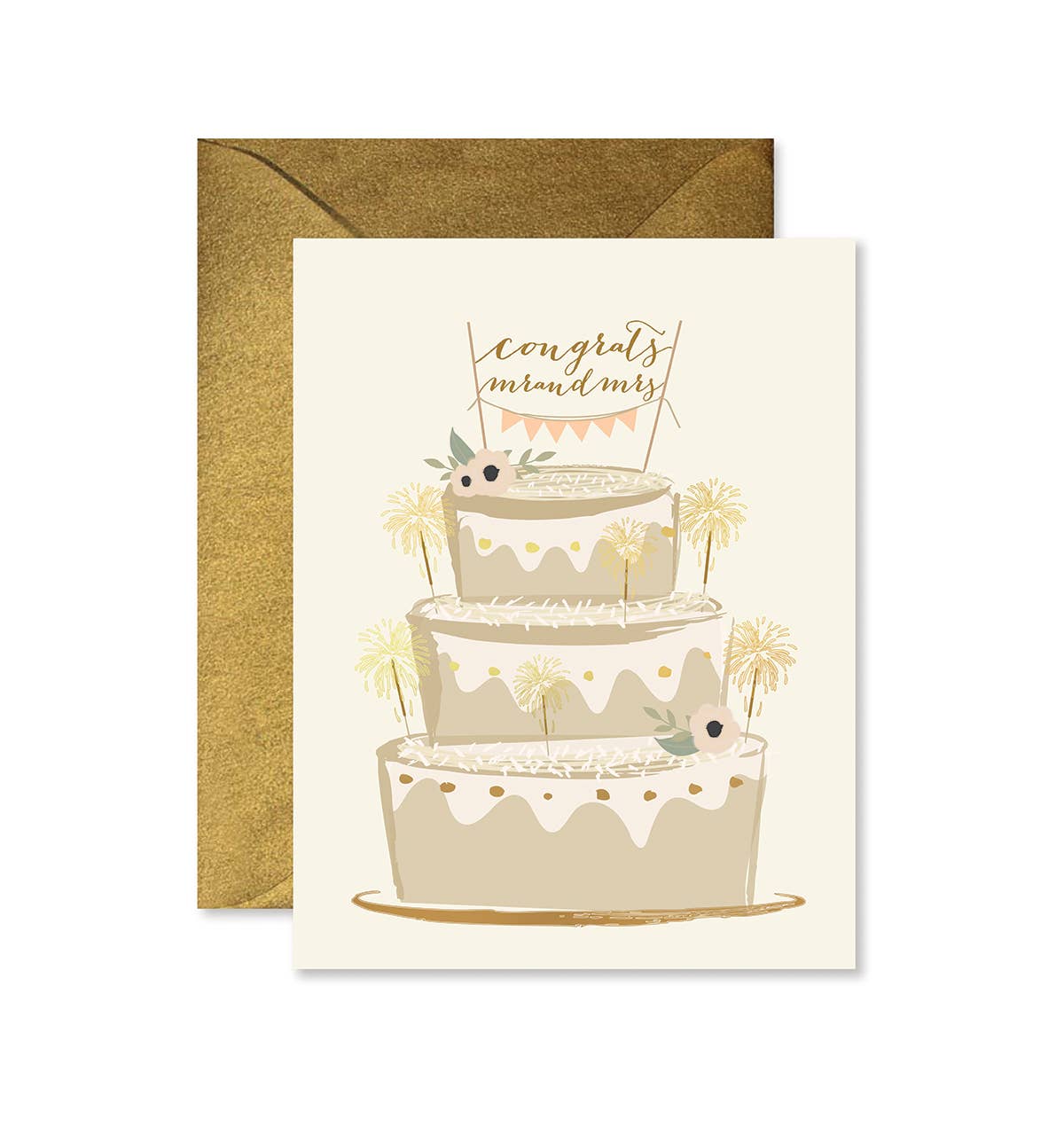 Wedding Cake Greeting Card