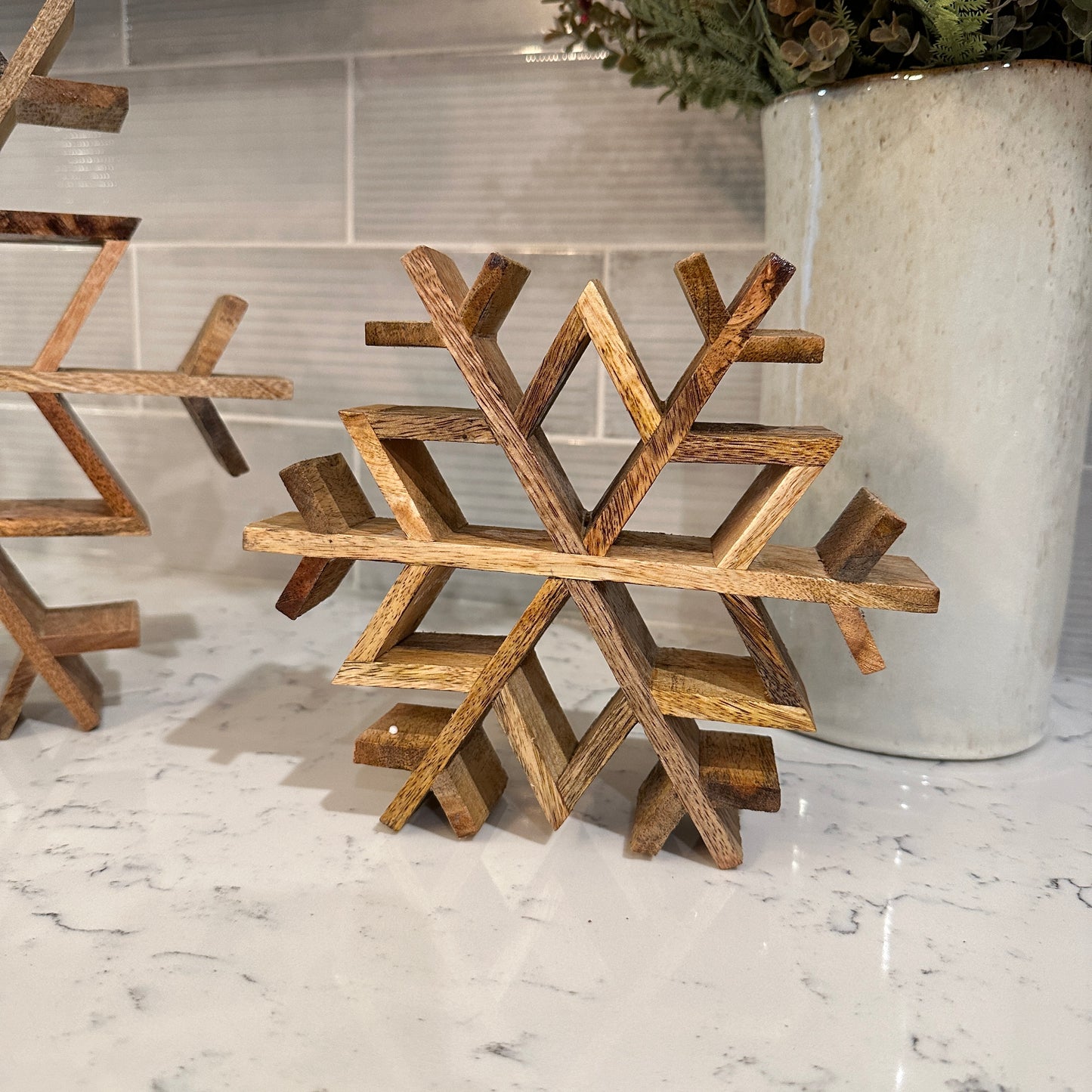 Decorative Wood Snowflake