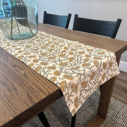 Golden Summer Table Runner
